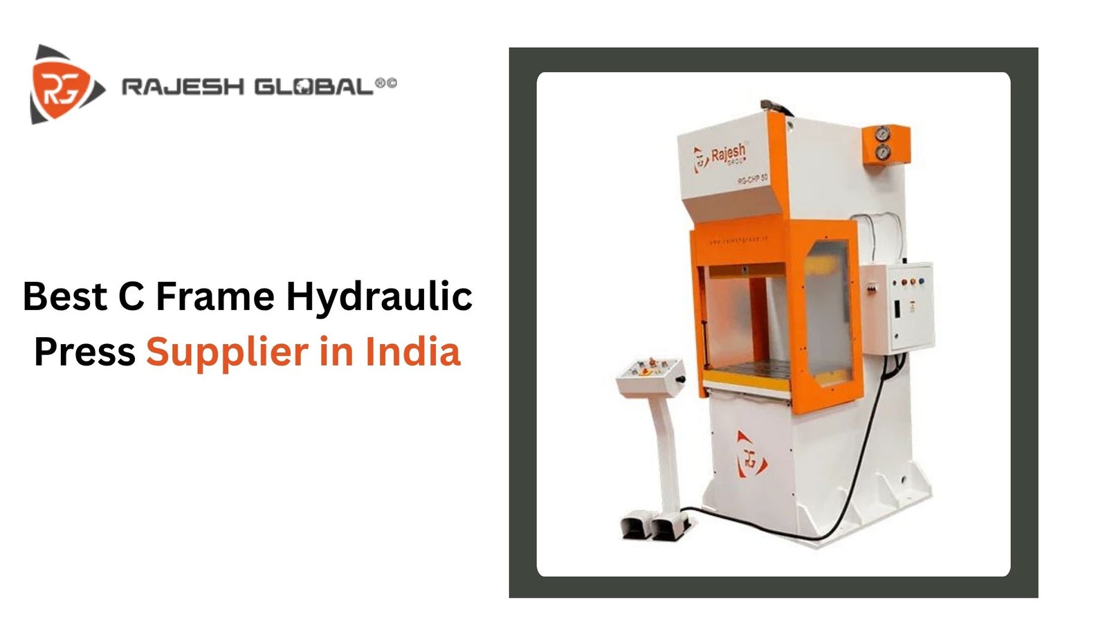 Best C Frame Hydraulic Press Supplier in India